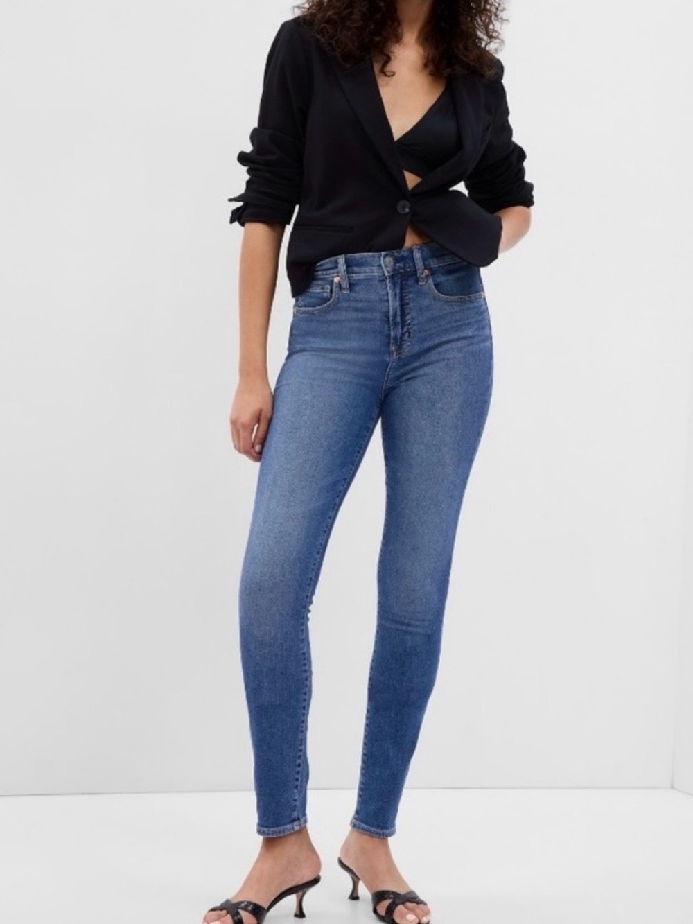 GAP 1969 True Skinny Sculpt Stretch Jeans Blue —  Size 6 / 28R